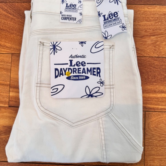 COPY - Lee X Daydreamer White Carpenter Pants NWT Size 29 - Picture 1 of 8